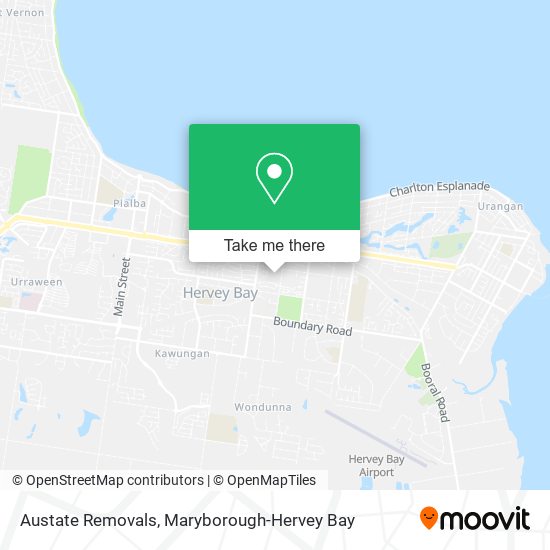 Austate Removals map