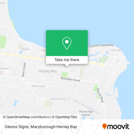 Glenns Signs map