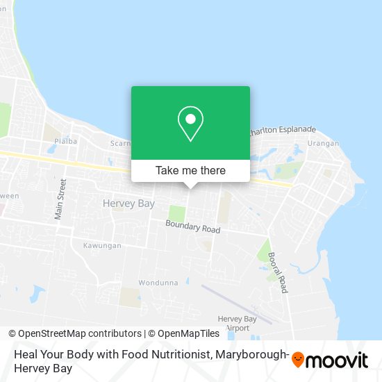 Heal Your Body with Food Nutritionist map