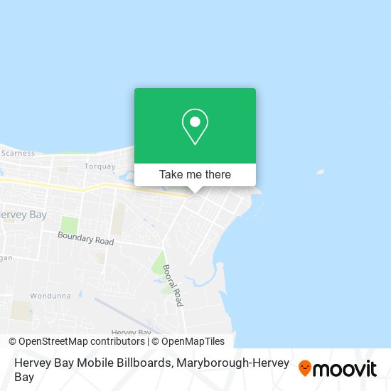 Hervey Bay Mobile Billboards map