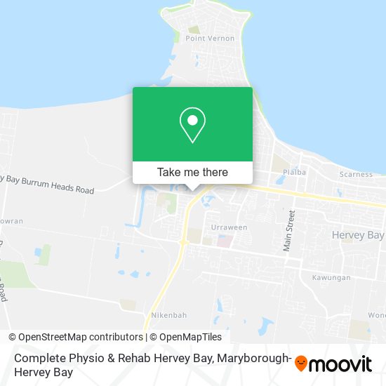 Complete Physio & Rehab Hervey Bay map