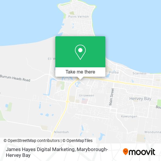 James Hayes Digital Marketing map