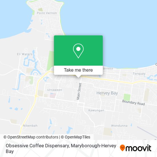 Obsessive Coffee Dispensary map