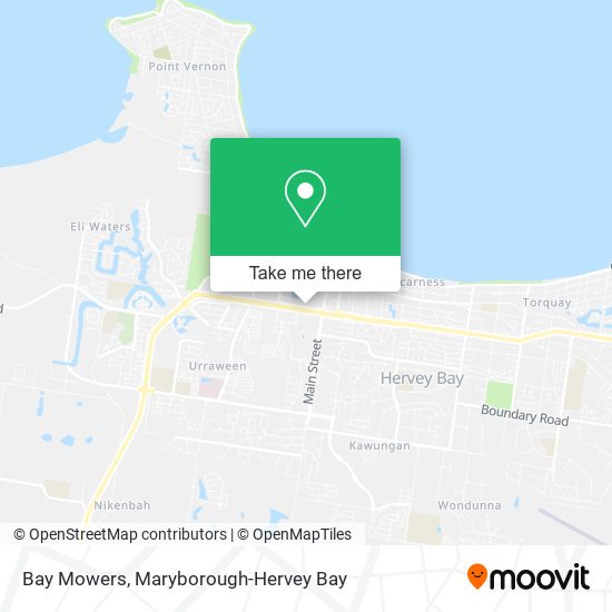 Bay Mowers map