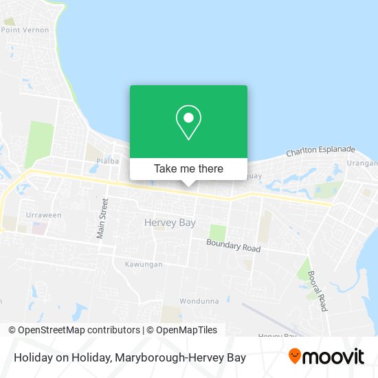 Holiday on Holiday map