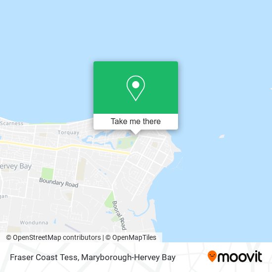 Fraser Coast Tess map