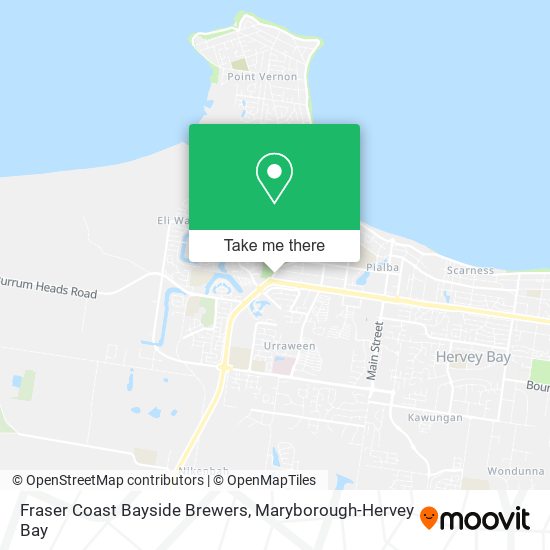 Fraser Coast Bayside Brewers map