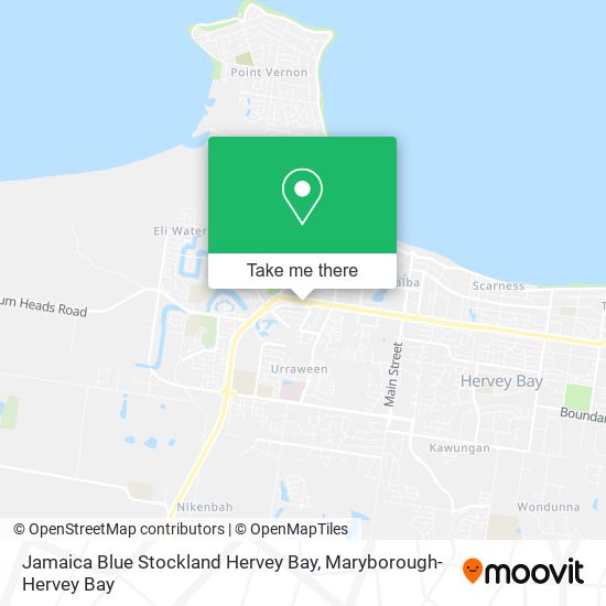 Jamaica Blue Stockland Hervey Bay map