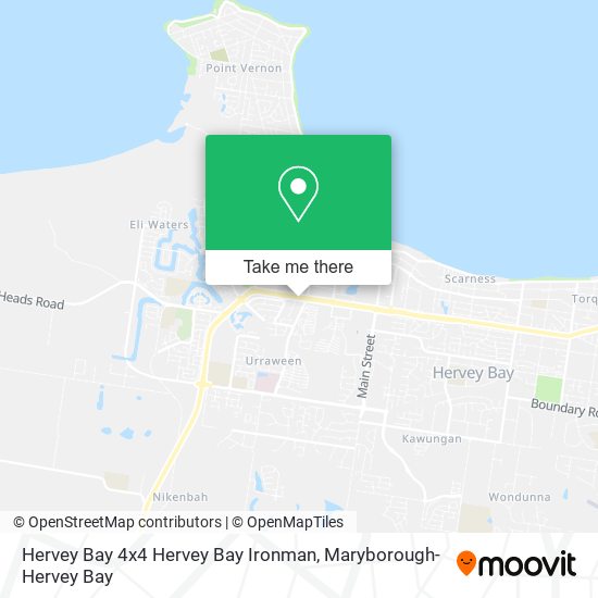 Hervey Bay 4x4 Hervey Bay Ironman map
