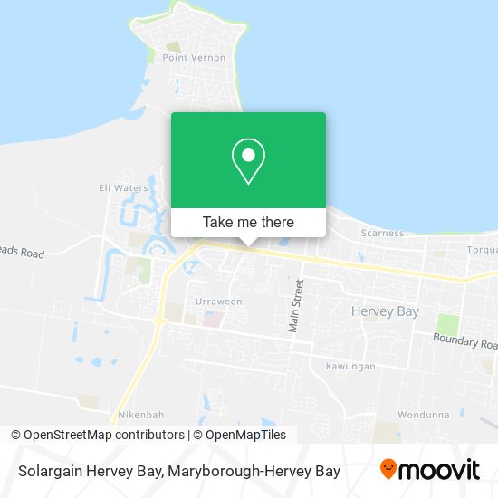 Solargain Hervey Bay map