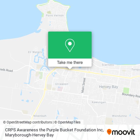 CRPS Awareness the Purple Bucket Foundation Inc map