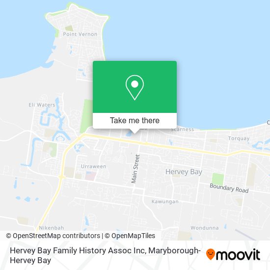 Hervey Bay Family History Assoc Inc map