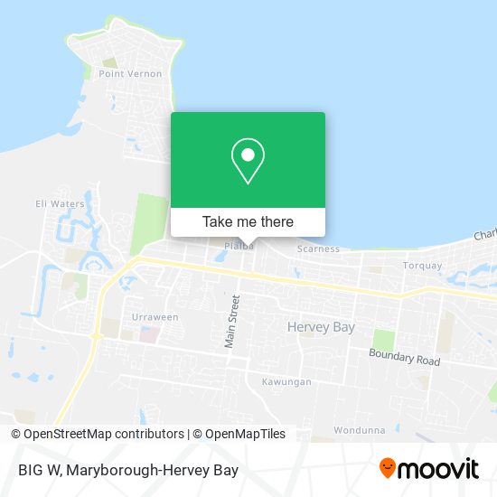 BIG W map