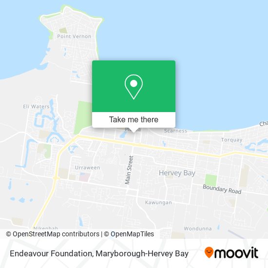 Mapa Endeavour Foundation