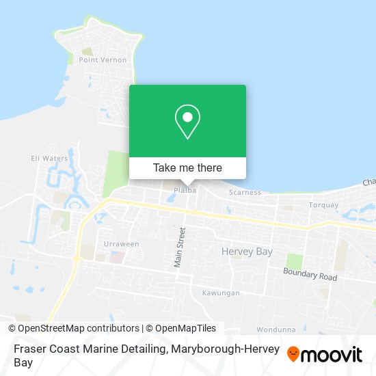 Fraser Coast Marine Detailing map