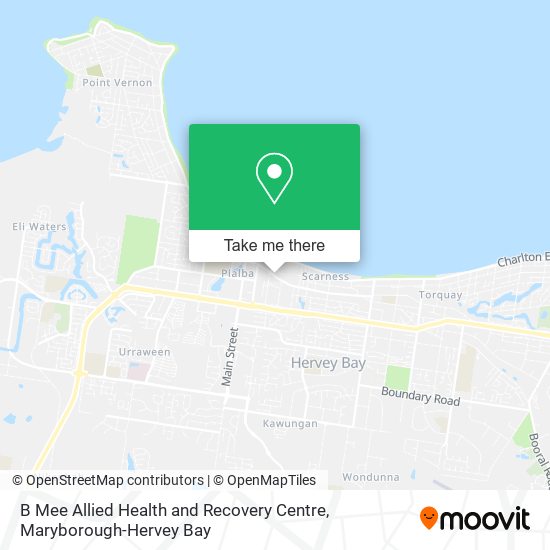 B Mee Allied Health and Recovery Centre map
