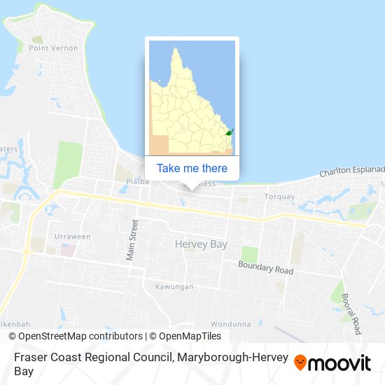 Fraser Coast Regional Council map