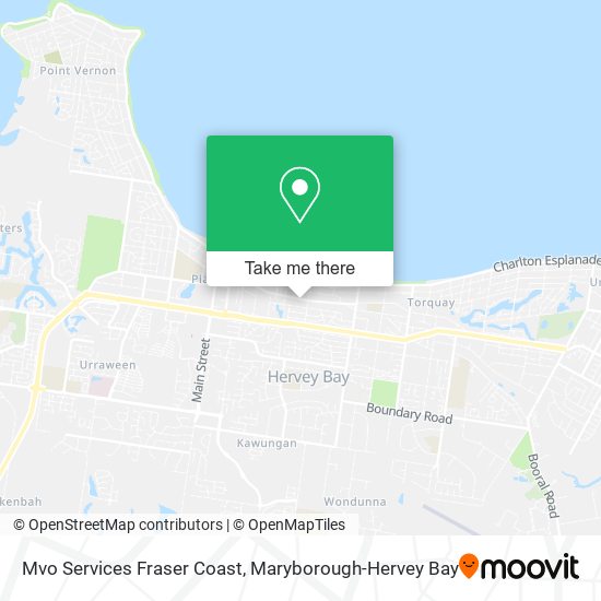 Mapa Mvo Services Fraser Coast