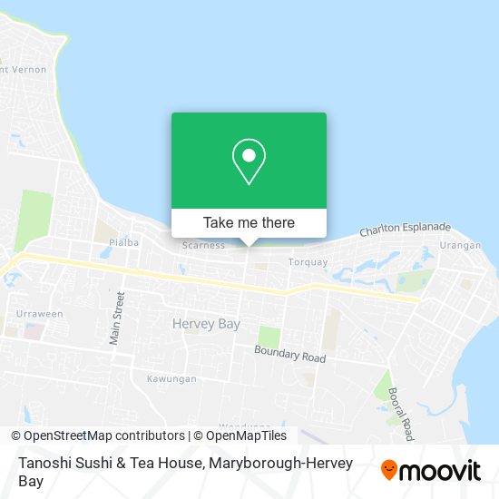 Tanoshi Sushi & Tea House map