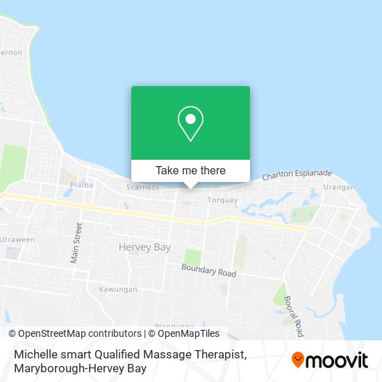 Michelle smart Qualified Massage Therapist map