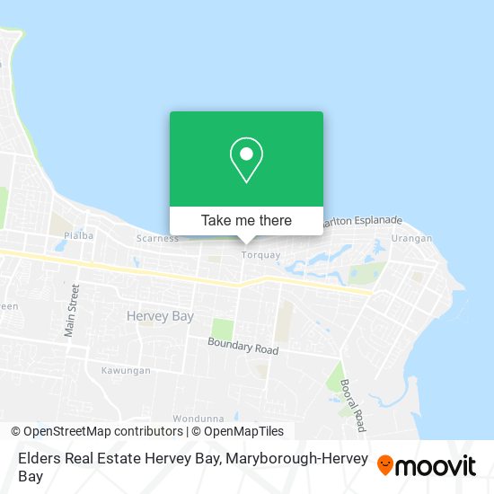 Elders Real Estate Hervey Bay map