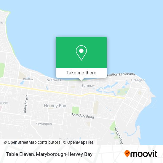 Table Eleven map