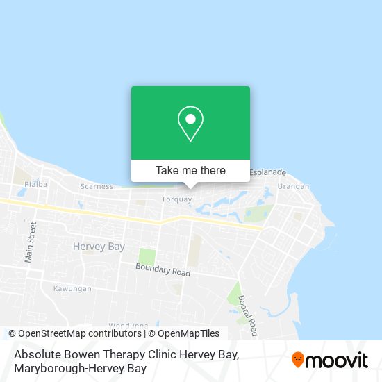 Absolute Bowen Therapy Clinic Hervey Bay map