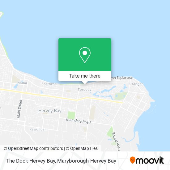 Mapa The Dock Hervey Bay