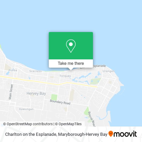 Charlton on the Esplanade map