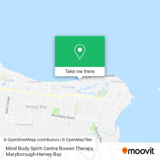 Mind Body Spirit Centre Bowen Therapy map