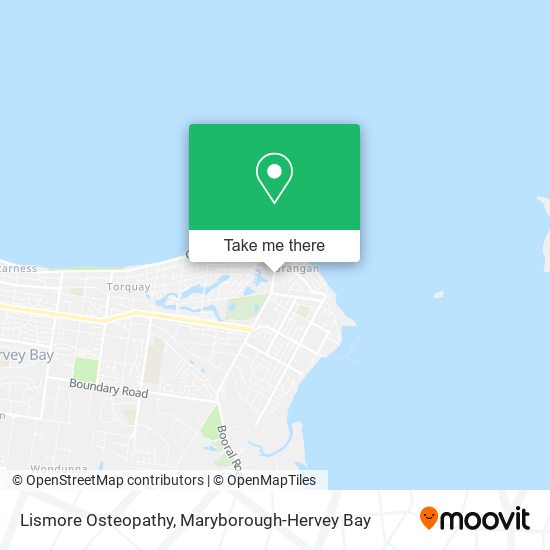 Lismore Osteopathy map