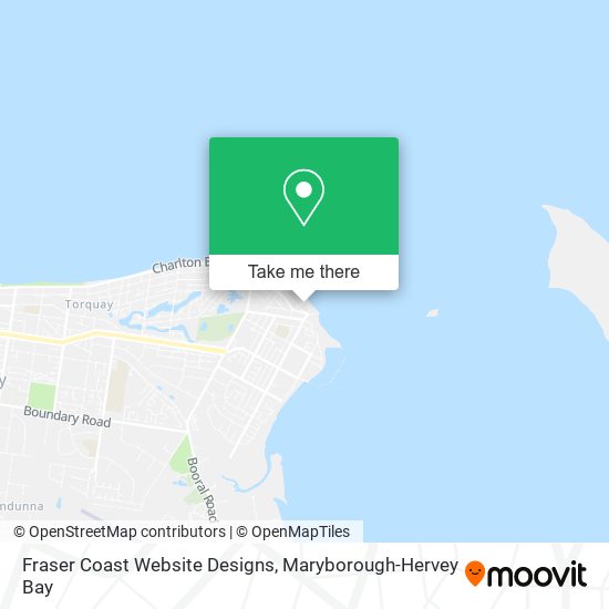 Fraser Coast Website Designs map