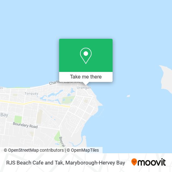 RJS Beach Cafe and Tak map