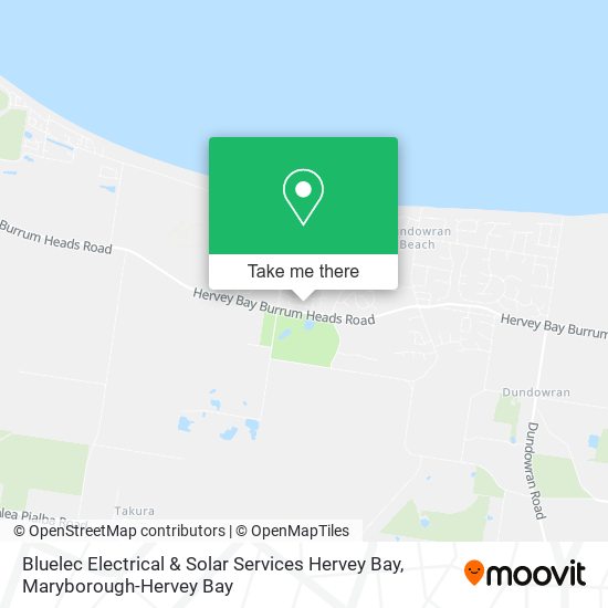 Bluelec Electrical & Solar Services Hervey Bay map
