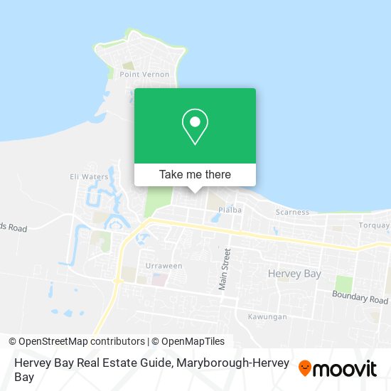 Hervey Bay Real Estate Guide map