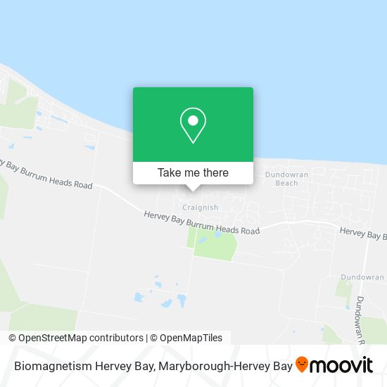 Biomagnetism Hervey Bay map