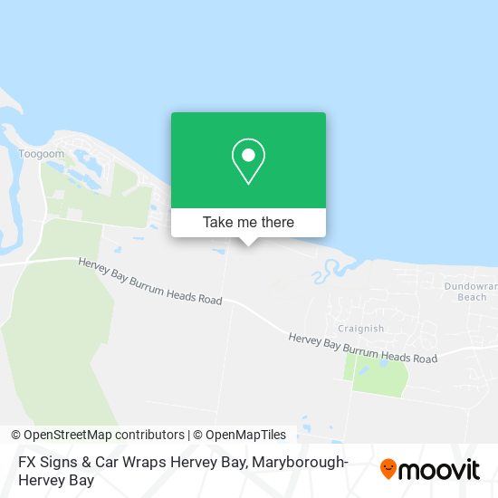 FX Signs & Car Wraps Hervey Bay map