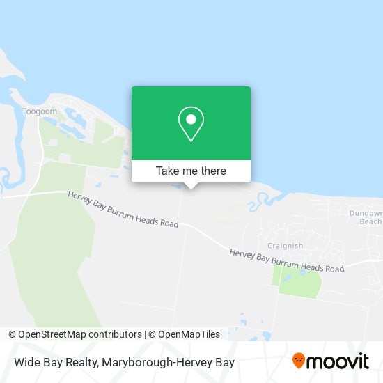 Wide Bay Realty map