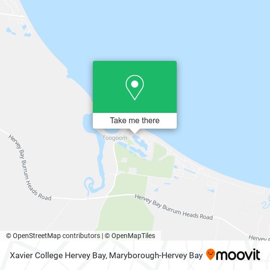 Mapa Xavier College Hervey Bay