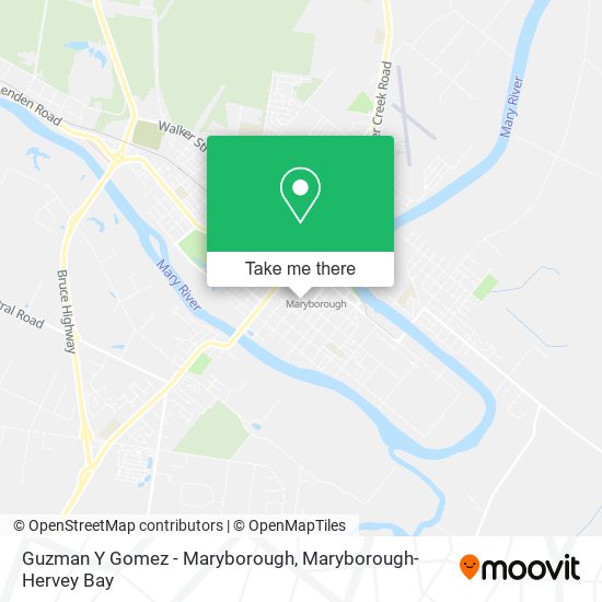 Guzman Y Gomez - Maryborough map