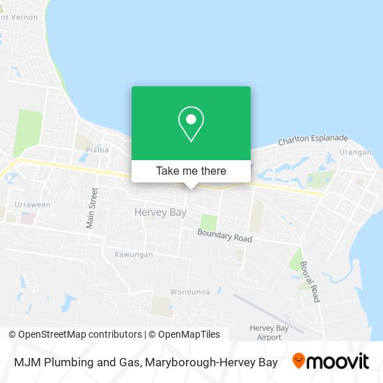 Mapa MJM Plumbing and Gas