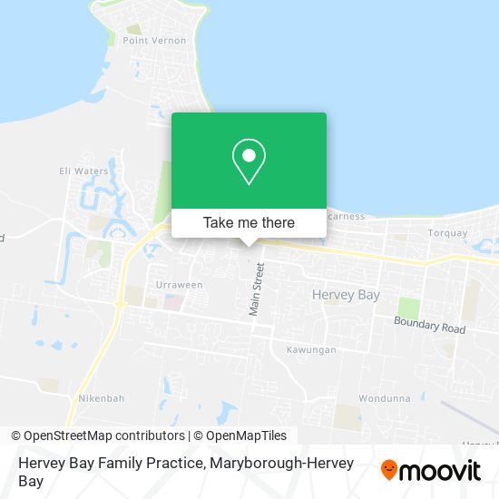 Hervey Bay Family Practice map