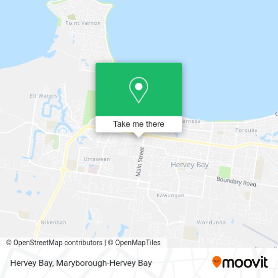 Hervey Bay map