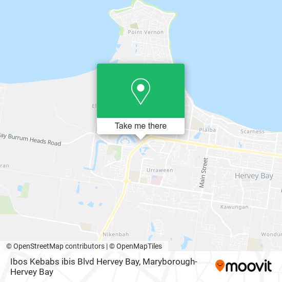 Ibos Kebabs ibis Blvd Hervey Bay map