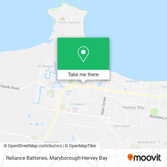 Reliance Batteries map