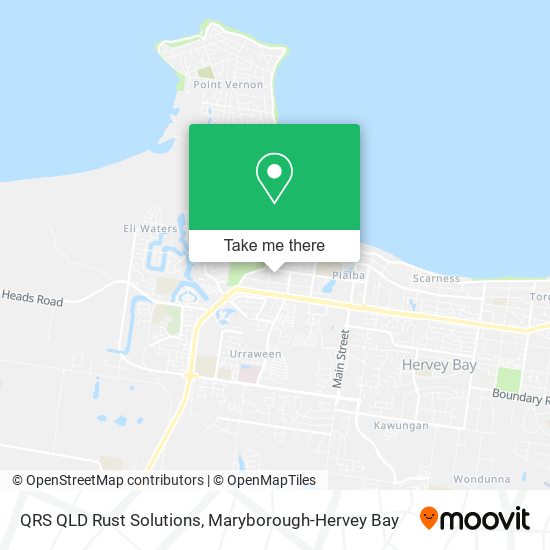 QRS QLD Rust Solutions map