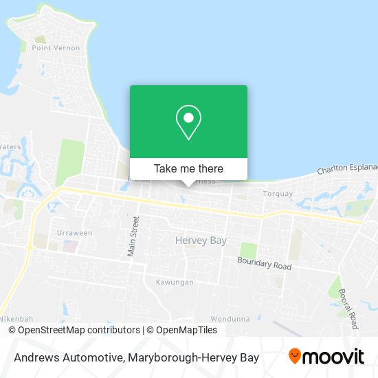 Andrews Automotive map