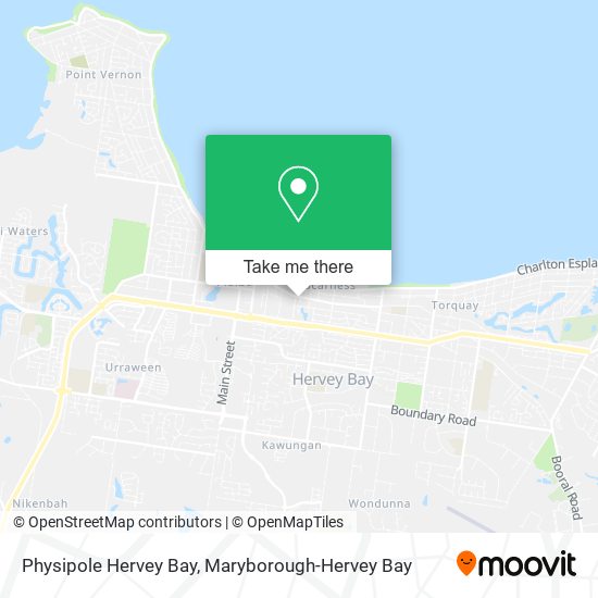 Physipole Hervey Bay map