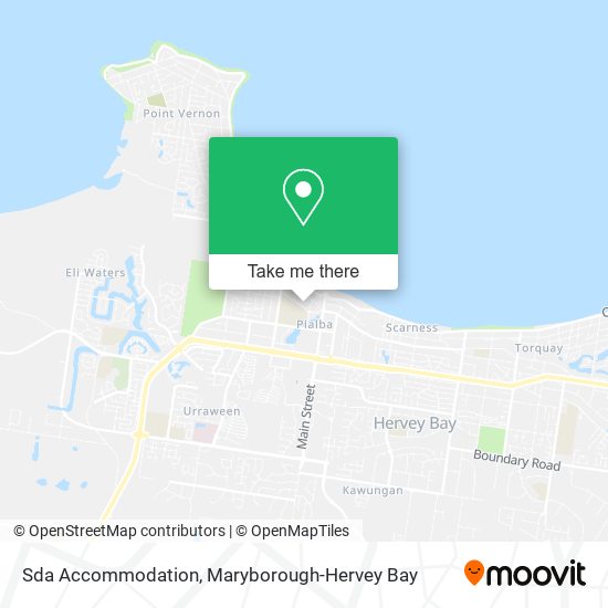 Sda Accommodation map