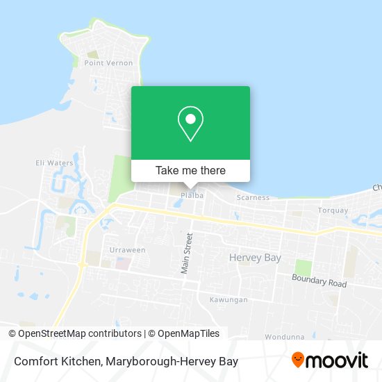 Comfort Kitchen map